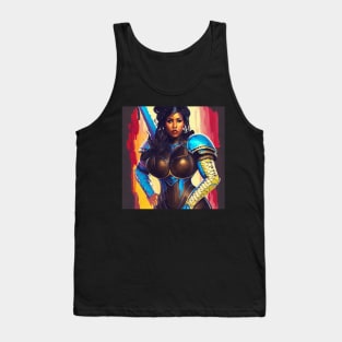 African Queen: Futuristic Fashion Statement T-Shirt Tank Top